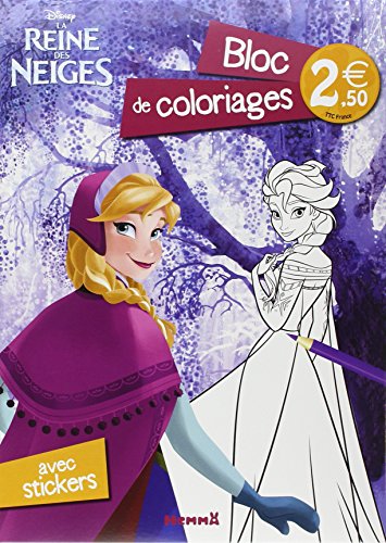 Disney - La Reine des neiges - Bloc de coloriages