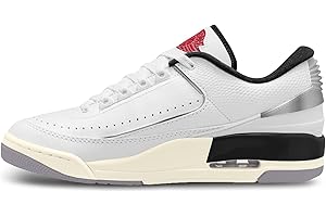 NIKE Men's Jordan 2/3 -White/fire Red-cement Grey-sail - FD0383-148