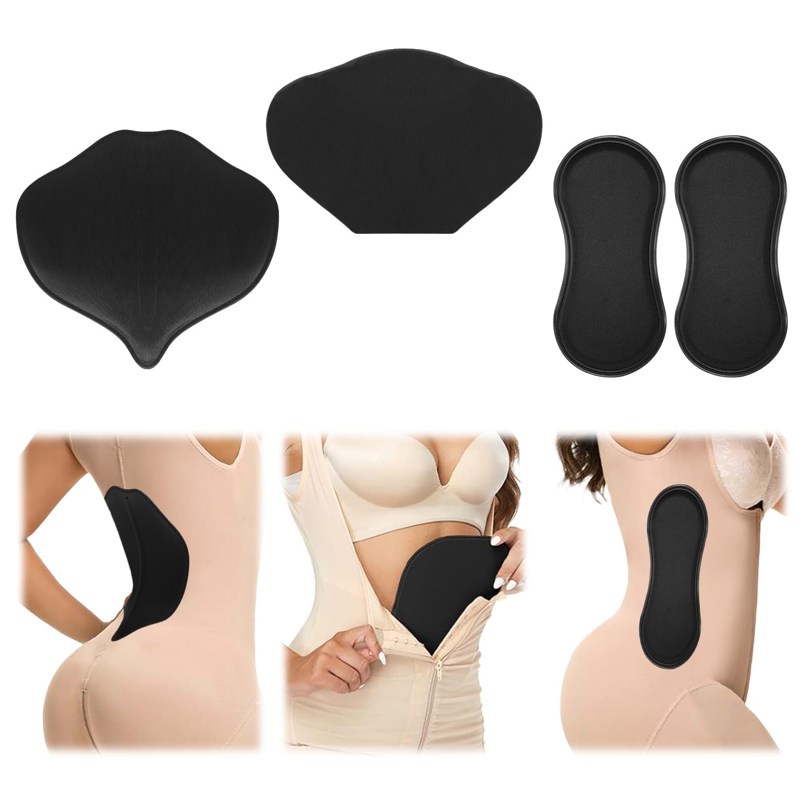 Photo 1 of Lyreh 4pcs Abdominal 360 Side Compression Boards Set, Lipo Foam Tummy Tuck Lateral Protectors with Ab Compression Pad Wrap and Lumbar Shaping Back for Liposuction Post Surgery Recovery