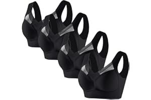 RUZIYOOG Hatmeo Posture Correcting Bras Hatmeo Posture Correcting Bra for Seniors Plus Size Bras No Underwire Bras 4 Pcs