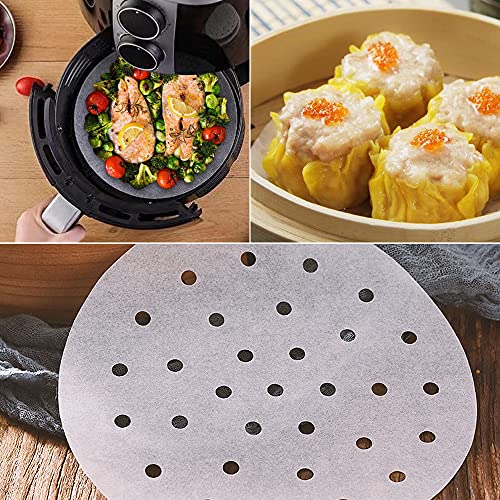 Parchment Paper for Air Fryer 200Pcs, 7.5Inch Air Fryer Liners