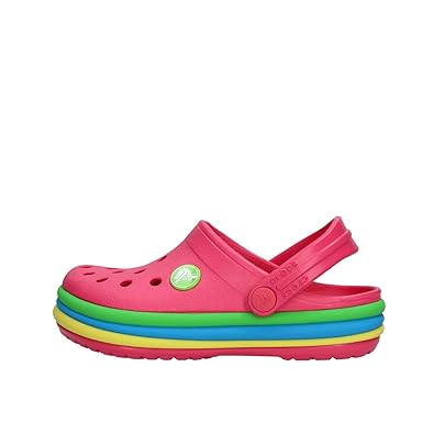 rainbow crocs for kids