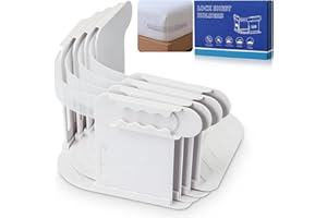 Qoosea Bed Sheet Holders for Corners: Fitted Sheet Holder Keep Sheets Firm & Tight in Place Sheet Holders with Sheet Straps K