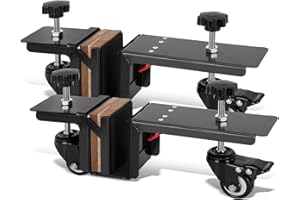 SOUYOU Handsfree Door Installation Kit for Doors Up to 2-1/4",Include 1-3/4" and 2-1/4" Pre-Hung, Slab, Front Door, and Barn Doors，Upgraded Heavy-Duty Steel with Rollers,Residential and Commercial Use