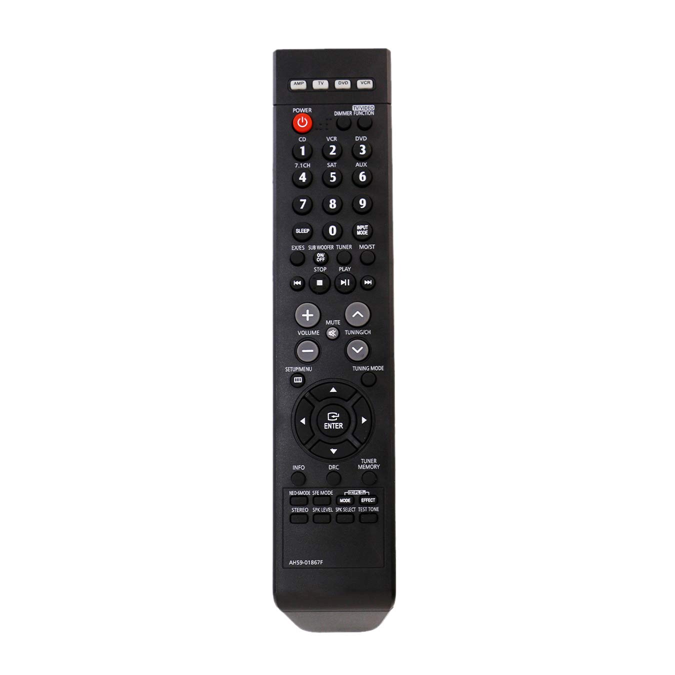 VINABTY Replacement AH59-01867F Remote Control Fit for SAMSUNG HOME Theater HTAS720 HTAS720S HTAS720ST HTAS720ST/XAA AVR720 HTAS720ST/XAC HT-AS720 HT-AS720S HT-AS720ST