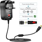 SoulBay Universal 30W 3-12V 8 Tip AC/DC Adapter with USB Micro Plug view 6