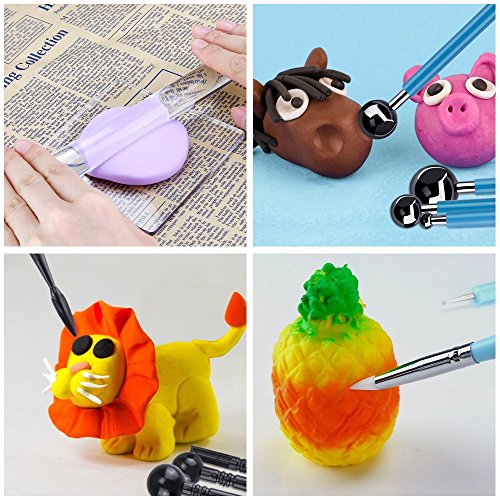 COMIART Color Shapers Clay Sculpture Wallet Tools Set Size 3