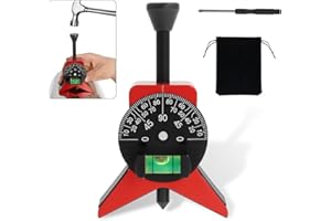 MCCKLE Pipe Center Finder, Pipefitter Tools w/Magnetic Centering Head, 2.75" Y-Type Pipe Fitting Tools w/Adjustable Dial Bubble Protractor to Measure Pipe Diameter from 1-1/2" to 6"