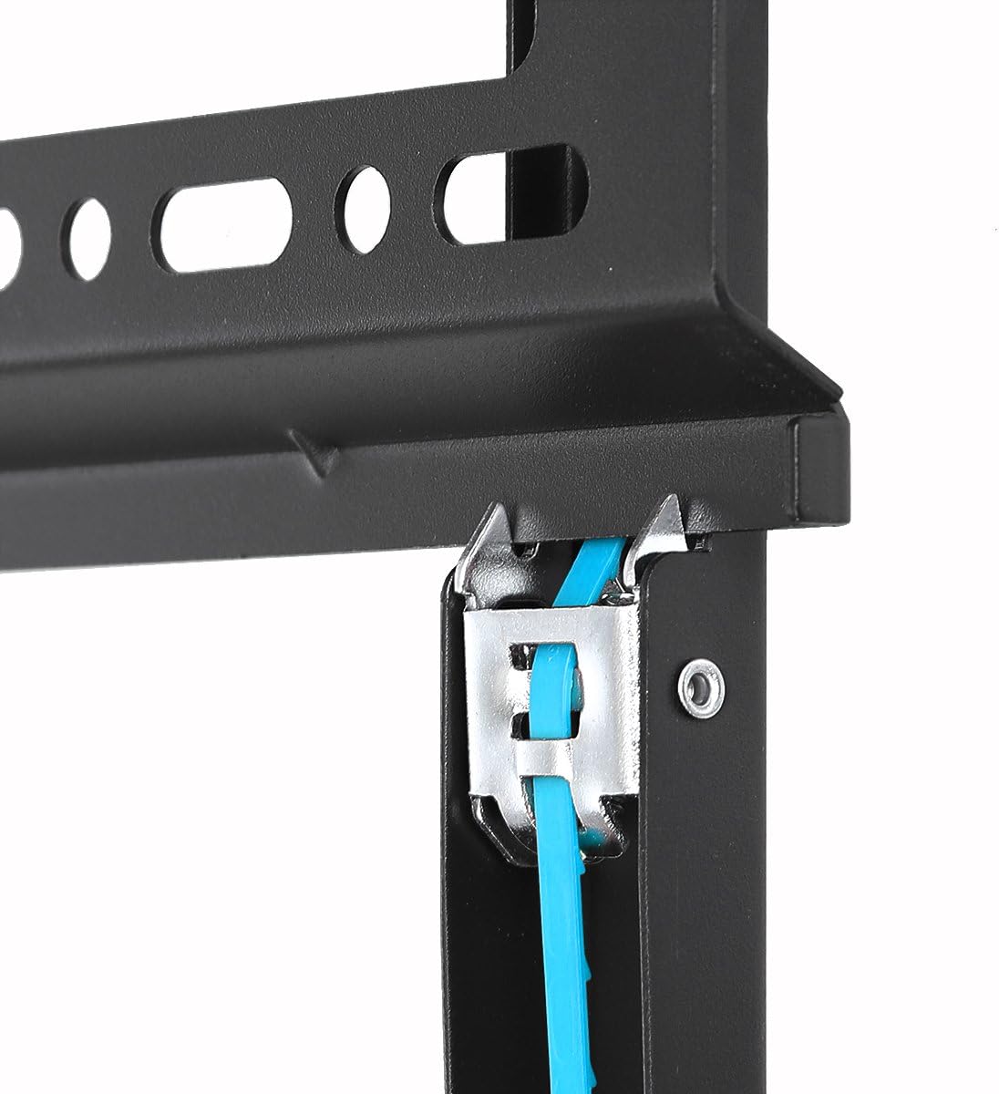 Cheetah Mounts APFMSB TV Wall Mount Bracket for 20-55” TVs Up To VESA 400 and 115 lbs (kg 52) including a Twisted Veins 10’ (3m) HDMI Cable and a 6" 3-Axis Magnetic Bubble Level - Image 4