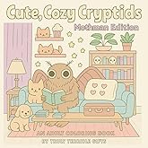Cute, Cozy Cryptids Adult Coloring Books: Mothman Edition