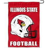Illinois State Redbirds Football Helmet Garden Yard Flag