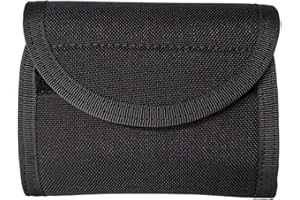 TACNEX Glove Pouch for Duty Belt Double Pockets Latex Disposable Glove Holder Keeper for 1.5"-2.25" Utility/Regular Belt