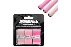 MBFISH Tennis Racket Grip Tape 3 Pack, Racket Grips Soft Racquet Overgrips for Tennis, Pickleball and Badminton - Anti-Slip and Absorbent Tennis Grip Tape Set
