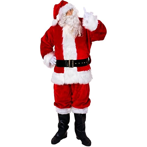 Amazon.com: Sunnywood Supreme Santa Claus Suit for Men