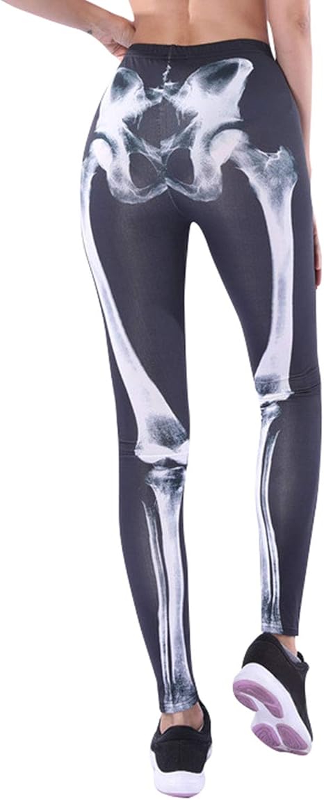 skeleton running tights