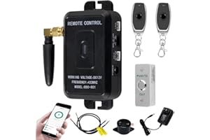 QTTYELOK Wireless Tuya Smart WiFi Access Control System Kit Gate Door Opener Remote Control Unlock Smartphone APP Control (Kit Without Lock)