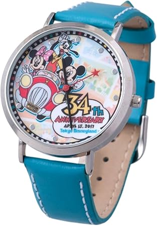 Amazon ディズニー ランド 34周年 17 ウォッチ 腕 時計 ケース付き ミッキー ミニー グーフィー ランド限定 おもちゃ おもちゃ