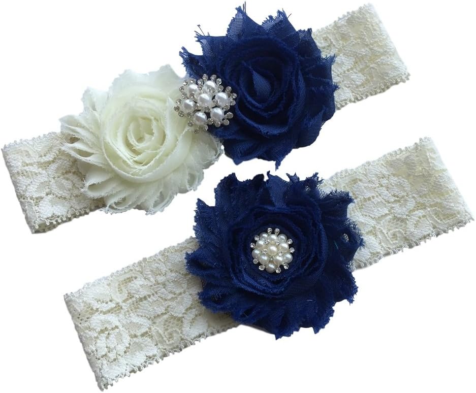 Wedding Garter Ivory Bridal Lace Plus Size Garter Something Blue