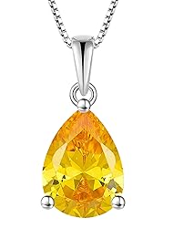 YL Teardrop Necklace 925 Sterling Silver Solitaire