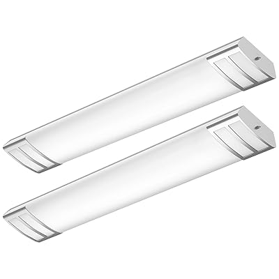 Buy Faithsail 4ft Led Flush Mount Kitchen Light Fixtures 50w 5600lm 1 10v Dimmable 4000k 4 Foot Led Kitchen Lighting Fixtures Ceiling For Craft Room Laundry Fluorescent Replacement 2 Pack Online In Turkey B07wzkskck