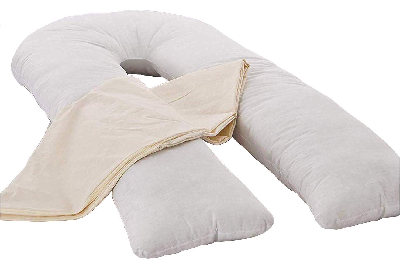 Premium U Shaped Maternity Pregnancy Pillow With Free Cover