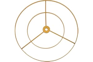 BUTIFULSIC Ring Lampshade Frame Bracket Sturdy Light Accessory for Home Office Cafe and Restaurant Decoration