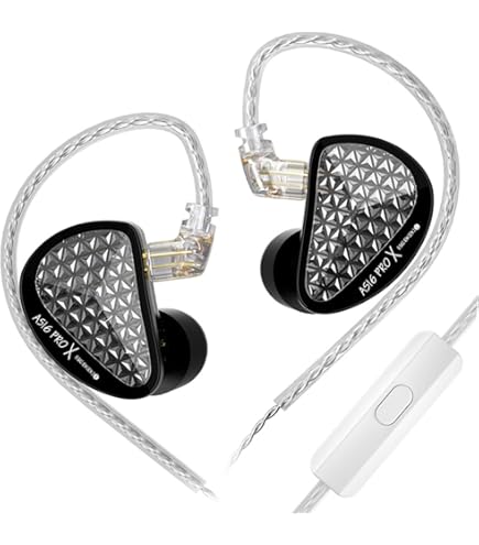 イヤホン KZ Vader Pro AS16 Pro ZAS KZ AS16 PRO X - 16 Drivers IEM Earphones