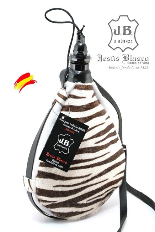 Amazon Com Spanish Wineskin Zebra Hair Latex 1 1 5l New Bar