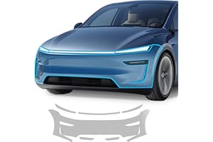 Paintville for 2025 2026 Tesla Model Y Juniper TPU PPF Paint Protective Film Custom Fit Anti Scratch Self Healing Shield Guard Finishing Accessories for Bumper Headlight Fog Daytime Running Lights