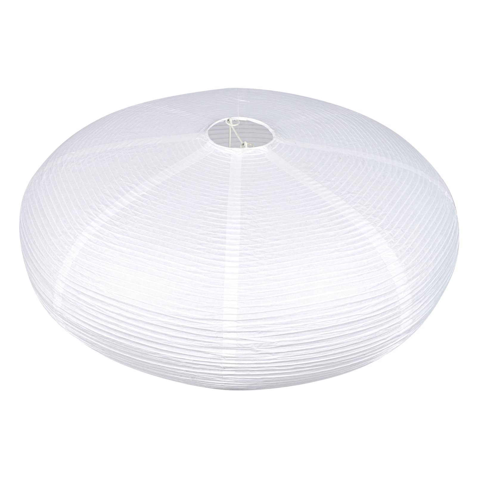 OSALADI Paper Lampshade for Ceiling Lights, Simple Paper Lanterns Large Pendant Lamp Shade Light Cover Hanging Lantern Shade for Home Kitchen, White 50X20cm