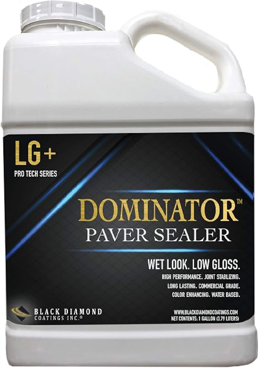 1 Gallon Dominator Lg Wet Look Low Gloss Paver Sealer Covers