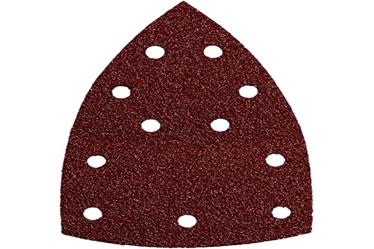 10 hojas de lijar adhesivas 100x150 mm, P 80, Madera, FMS (625605000)