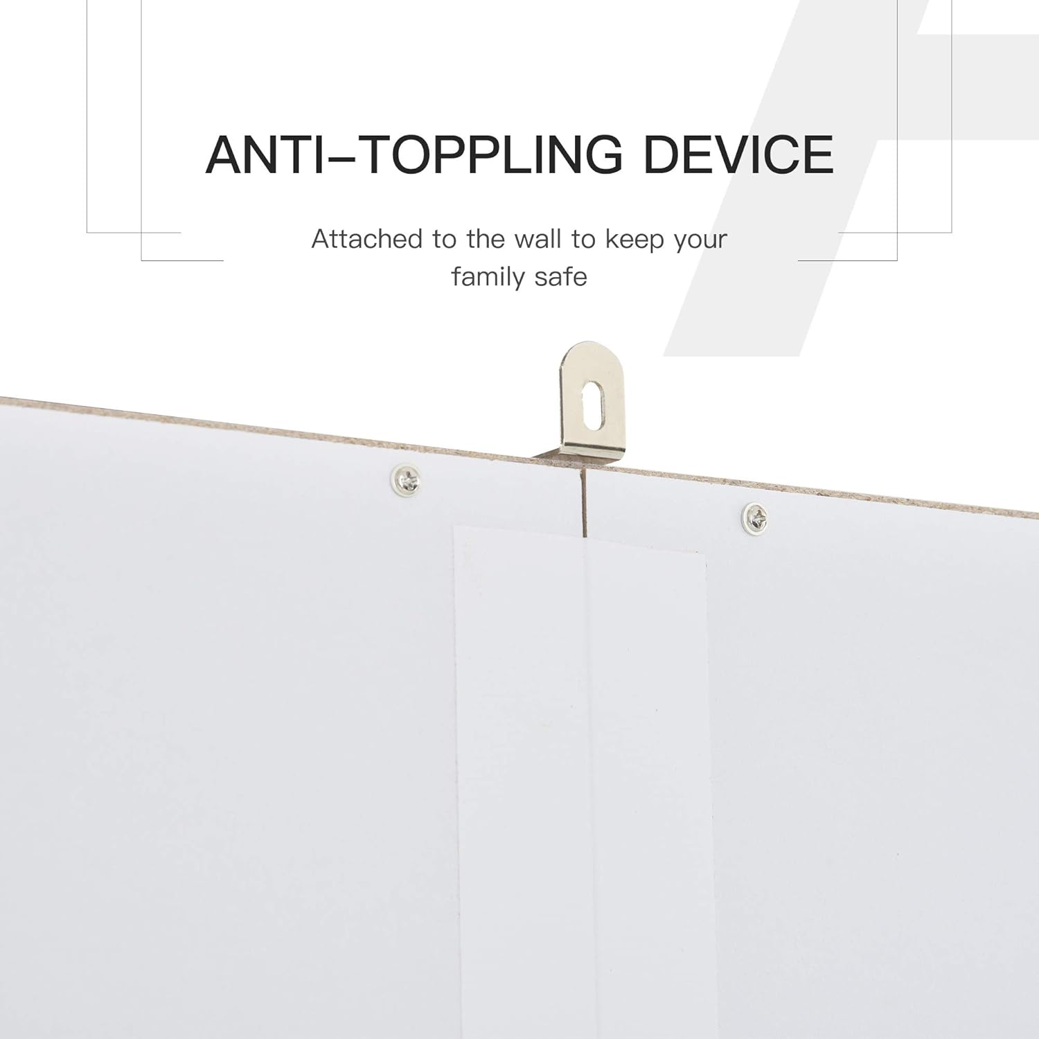 HOMCOM Freestanding Kitchen Buffet with Hutch Storage Pantry with 2 Cabinets, 3 Drawers and 1 Open Space, Adjustable Height Unit, White: Furniture & Decor