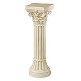 Touch of Class Corinthian Column Pedestal - Ivory