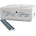 Framer Supply Wax Free Stacked Framer Points for Fletcher 07-500 FrameMaster Driver, Silver, 3/8" Long, Pack of 5000