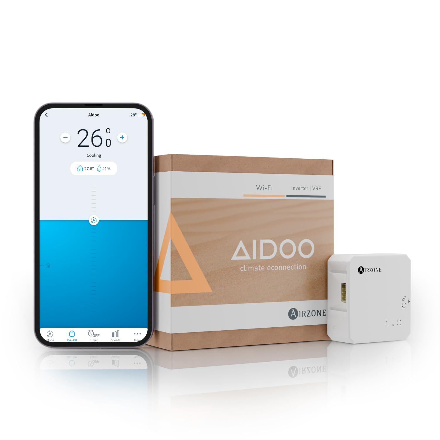 AIRZONE – Aidoo WiFi Control for Air Conditioning - Compatible with DAIKIN Sky Air/VRV AZAI6WSCDA1 - Remote Air Conditioner Control and Scheduling via App - Compatible with Google Home y Alexa