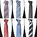 Tiger Mama 6pcs Business Skinny Necktie Tie Mixed Lot - Set 1 (SET-1)