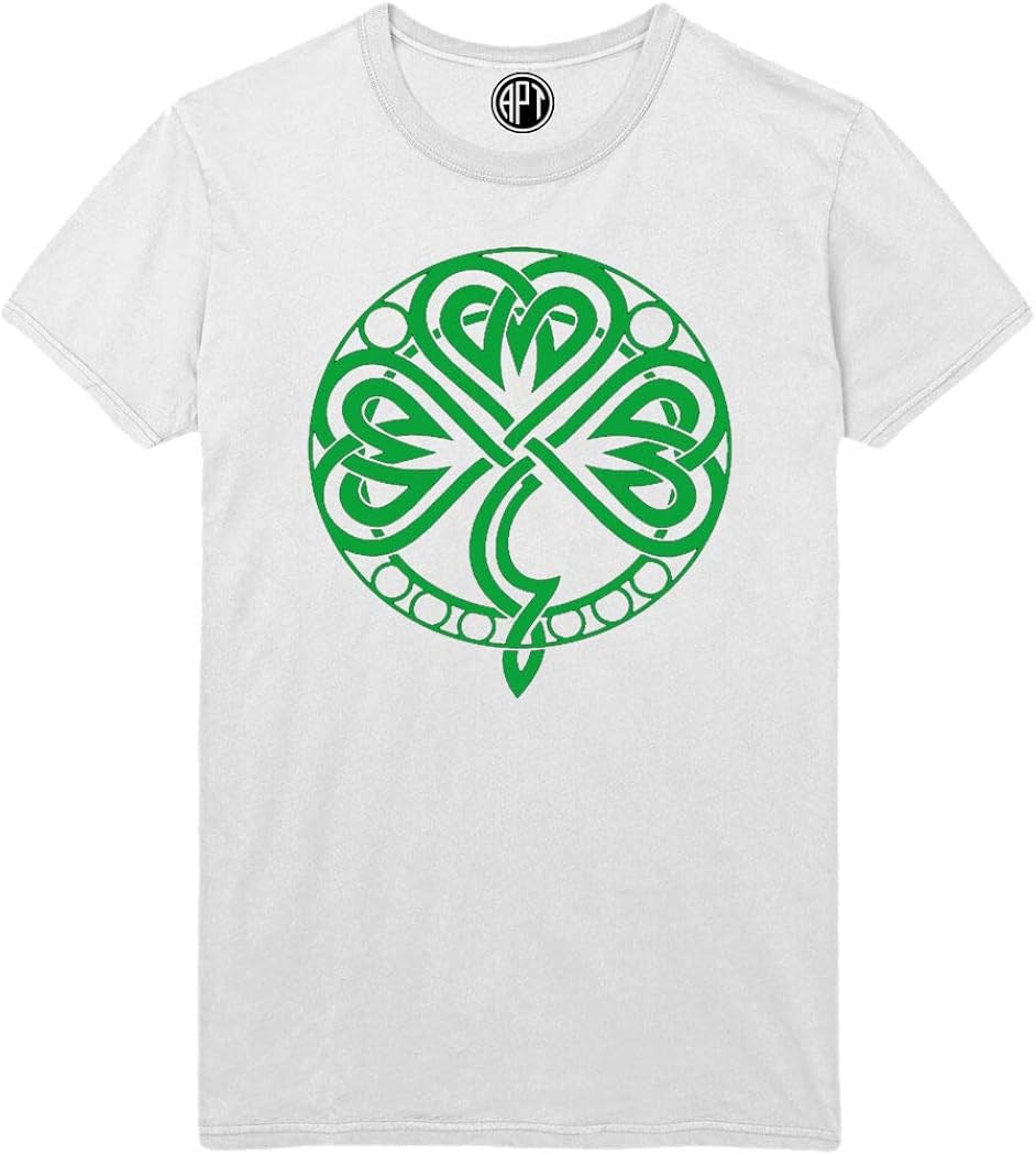 Celtic Knot Printed TShirt White 2XLT