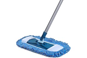 TrueYee Dust Mop for Hardwood Floors with 57" Long Handle Wet & Dry Mops for Catching Pet Hair and Dust Bunny Microfiber Dust Mops for Vinyl, Wood, Tile, Laminate Flooring