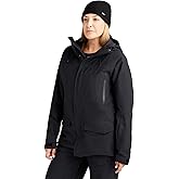Dakine Women's Reach Insulated Waterproof Ski/Snowboard Jacket, Black, Medium