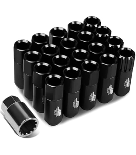 Amazon.com: DNA Motoring M12x1.5 Closed End Lug Nuts, 16 Pcs