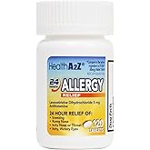 HealthA2Z® Allergy Relief | Levocetirizine Dihydrochloride 5mg | 24 Hours | Antihistamine | Relief from Sneezing, Runny Nose,
