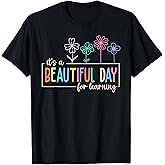 It's a Beautiful Day for Learning Teacher Students Women T-Shirt