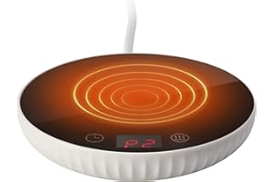 TRULLOYOO Coffee Mug Warmer for Desk, Electric Coffee Warmer Auto Off, 2-Temp Settings, Smart Mug Warmer Candle Warmer for Home Office, Cup Warmer Plate for Coffee,Cocoa,Tea,Water, Milk, Candle Wax