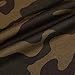 ASMAX HaoDuoYi Womens Camo Camouflage Jersey Longer V Neck Top Tee T Shirt(Small,Camo)