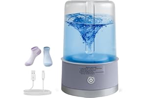 SUNHAIXIA Portable Mini Washing Machine | Compact Deep Cleans Underwear, Baby Clothes, Small Laundry | Lightweight for Apartment, Dorm, Hotel, Travel & Camping | Quiet Energy-Efficient（Purple）