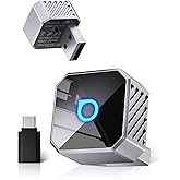 OTTOCAST Mini Pot 2025 2-in-1 Wireless CarPlay & Android Auto 2-in-1 Adapter, Plug & Play, 5GHz WiFi, Auto Connect for iPhone & Android, Fits 98%+ OEM Wired CarPlay Cars