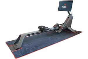 TRUBLIFIT Mat Sweat Towel for Peloton Row - Custom Floor Mat for Peloton Rower - Accessories for Peloton - Keep Your Floor Clean of Sweat - Reversible Design