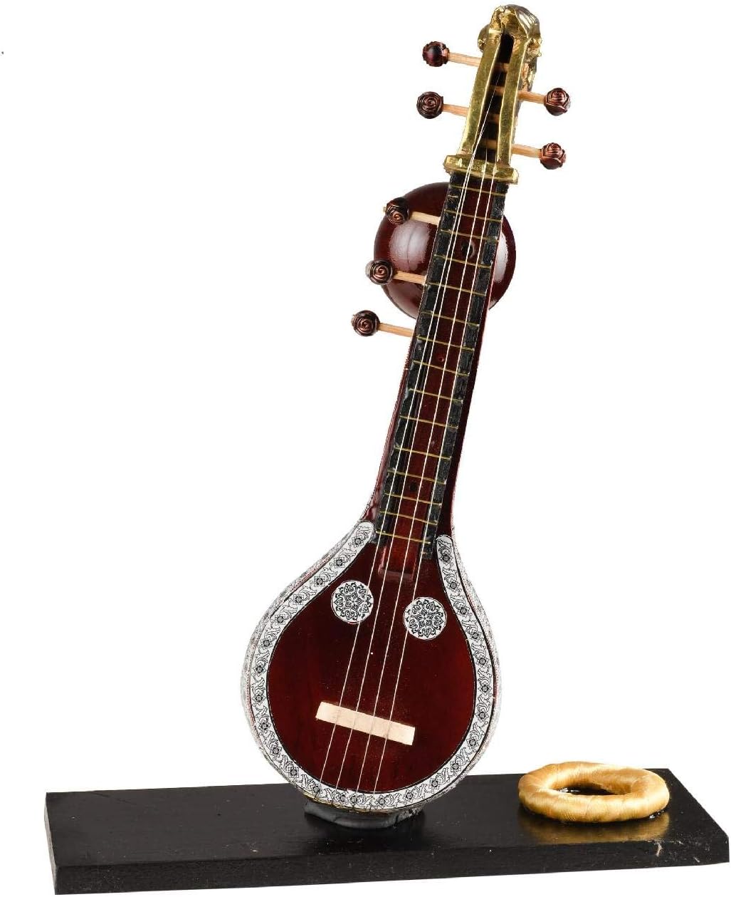 Smart Associates Musical Instrument Venna /Rose wood Handcrafted elegant Showpieceminiature / Home Decor / Big Size(10 x03 x10) Inch