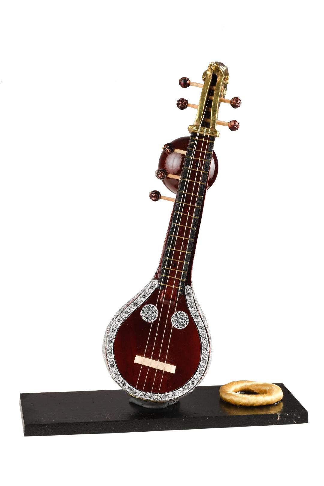 Smart Associates Musical Instrument Venna /Rose wood Handcrafted elegant Showpieceminiature / Home Decor / Big Size(10 x03 x10) Inch